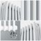 Radiador Eléctrico Tradicional Vertical con Columnas Triples Blanco - 1800mm x 380mm - Disponible con Distintos Termostatos WiFi - Regent
