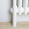 Conjunto de Soporte para Montaje a Suelo Para Radiadores Tradicionales Blancos con 2 Columnas