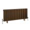 Radiador de Diseño Horizontal - Bronce Metalizado - Disponible en Distintas Medidas (Columnas Triples) - Regent