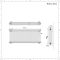 Radiador Horizontal Blanco Tradicional con Columnas Cuádruples - 600mm x 1415mm - Regent