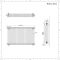 Radiador Horizontal Blanco Tradicional con Columnas Cuádruples - 750mm x 1190mm - Regent
