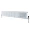 Radiador Horizontal Blanco Tradicional con Columnas Triples - 300mm x 1595mm (Columas Triples) - Regent