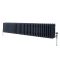 Radiador Horizontal Antracita Tradicional con Columnas Triples - 300mm x 1595mm - Regent