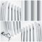 Radiador Tradicional Vertical de 1800mm x 650mm en Blanco - Columnas Triples - Regent