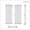 Radiador Tradicional Vertical de 1800mm x 650mm en Antracita - Columnas Triples - Regent