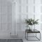 Radiador de Diseño Vertical Cuádruple Tradicional - Blanco - 1800mm x 290mm x 133mm - Regent