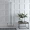 Radiador de Diseño Vertical Cuádruple Tradicional - Blanco - 1800mm x 380mm x 133mm - Regent
