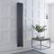 Radiador Eléctrico Tradicional Antracita Vertical Columnas Triples - 1800mm - Disponible en una Selección de Tamaños y con Termostato Wi-Fi - Regent