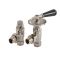 Par de Llaves Termostáticas Angulares en Estilo Antiguo para Radiador o Radiador Toallero para Tubos de Cobre de 15mm - Selección de Acabados