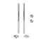 Kit para Radiadores con Llaves Modernas Angulares y Kit Cubre Tubos - Cromadas