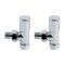 Llaves para Radiador - Cromadas - Angulares Modernas (Par) - Select