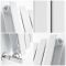 Radiador de Diseño Vertical (Panel Doble) - 1780mm x 420 mm - Blanco - Rombo