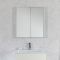 Armario de Baño con Espejo Doble y Tres Repisas 650mm x 617mm - Cluo
