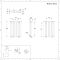 Radiador de Diseño Horizontal (Panel Doble) 600mm x 413mm - Blanco - Revive