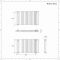 Radiador de Diseño Horizontal (Panel Doble) 600mm x 1000mm - Blanco - Revive