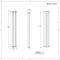 Radiador de Diseño Vertical (Panel Doble) - 1400mm x 236 mm - Blanco - Revive