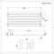 Radiador de Diseño Horizontal Antracita - 590mm x 1400mm - Revive