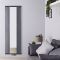 Radiador de Diseño Vertical Con Conexión Central - Con Espejo - Color Efecto Piedra - 1700mm x 640mm x 60mm - 1300 Vatios - Lublin