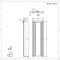 Radiador de Diseño Vertical (Panel Único) - 1900mm x 640 mm - Antracita - Lublin