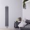 Radiador de Diseño Vertical (Panel Único) - 1720mm x 290 mm - Plateado - Tatra