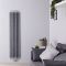 Radiador de Diseño Vertical (Panel Único) - 1720mm x 390 mm - Plateado - Tatra
