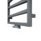 Radiador Toallero de Diseño Vertical Con Conexión Central - Plateado - 835mm x 500mm x 30mm - 405 Vatios - Torun