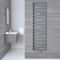 Radiador Toallero de Diseño - con Conexión Central - 1780mm x 500mm - Plateado - Torun
