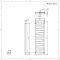 Radiador Toallero de Diseño - con Conexión Central - 1780mm x 500mm - Blanco - Torun