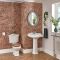 Conjunto de Baño Tradicional Completo con Inodoro Monobloque y Lavabo con Pedestal - Regent