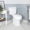 Conjunto Tradicional para Cuarto de Baño Completo con Inodoro Monobloque y Lavabo Suspendido - Richmond