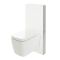 Kit para Inodoro Adosado Blanco de 500mm Completo con Inodoro - Saru