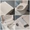 WC Japonés Mural con Función Inodoro-Bidé Inteligente con Estructura Mural Alta - Selección de Placas de Descarga - Hirayu