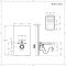 Conjunto de WC Completo con Kit para Inodoro Blanco de 500mm e Inodoro sin Brida - Exton