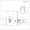 Conjunto de WC Completo con Kit para Inodoro Negro de 500mm e Inodoro sin Brida Otterton - Saru
