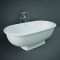 Bañera Exenta Tradicional con Doble Respaldo  - 1560mm x 810mm – Disponible en Distintos Acabados - RAK Washington x Hudson Reed