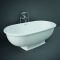 Bañera Exenta Tradicional con Doble Respaldo Blanca - 1560mm x 810mm - RAK Washington x Hudson Reed