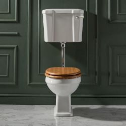 Conjunto Completo con WC y Cisterna Baja - Selección de Kit de Descarga y Tapa de WC - Richmond
