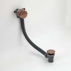 Llenador de Bañera para Rebosadero Moderno con Válvula de Desagüe - Disponible en Distintos Acabados