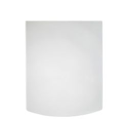 Tapa para WC Blanca para Inodoro Adosado con Cierre Amortiguado de Montaje Superior y Desenganche Rápido - Halwell