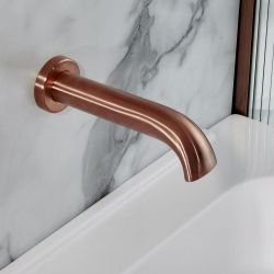 Caño Erogador Mural para Bañera en Estilo Tradicional - Cobre Satinado - Elizabeth