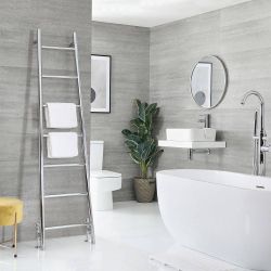 Radiador Toallero Escalera de Suelo - 1800mm x 500mm - Selección de Acabados - Indus
