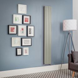 Radiador de Diseño Eléctrico Vertical - Color Verde (Sage Leaf Green) ) - Disponible en Distintas Medidas, Opción de Termostato y Oculta Cables - Revive - ECOSO de Hudson Reed