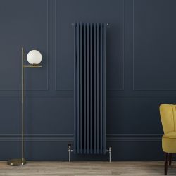 Radiador de Diseño Tradicional Vertical con Columnas Triples - Disponible en Colores Clásicos y Distintas Medidas - Regent