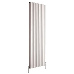 Hudson Reed Revive - Radiador de Diseño en Aluminio Vertical (Panel Doble) - Disponible en Distintas Anchuras - Blanco