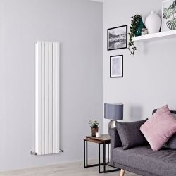 Radiador de Diseño Vertical Plano Blanco - Sloane - Disponible en Distintas Medidas