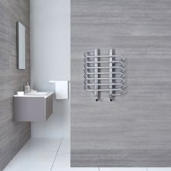 Radiador Toallero - Plano - 610mm x 500mm - Cromado - Select