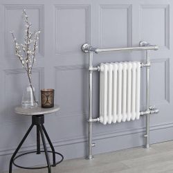 Radiador Toallero Eléctrico Tradicional Blanco - Disponible en Distintas Medidas - Elizabeth