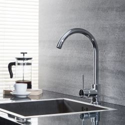 Grifo Mezclador de Cocina Moderno con Erogador Giratorio -  Selección de Acabados