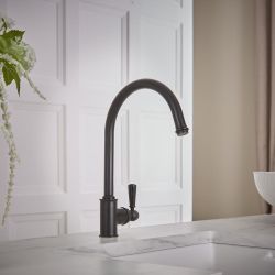 Hudson Reed Elizabeth - Grifo Mezclador para Fregadero de Cocina con Manija a Palanca - Disponible en Distintos Acabados 