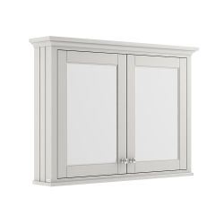 Armario con Espejo - Gris Claro (Timeless Sand) - 1050mm x 750mm - Old London